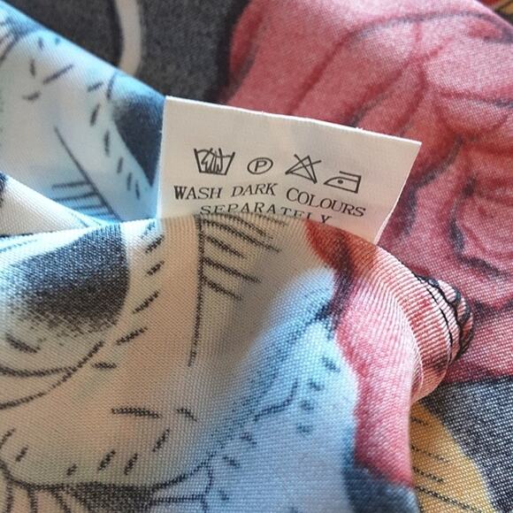 Dress Tells NEW Whimsigoth Skulls Roses Lace Corset Bow Back Halter Swing Dress - Picture 9 of 9